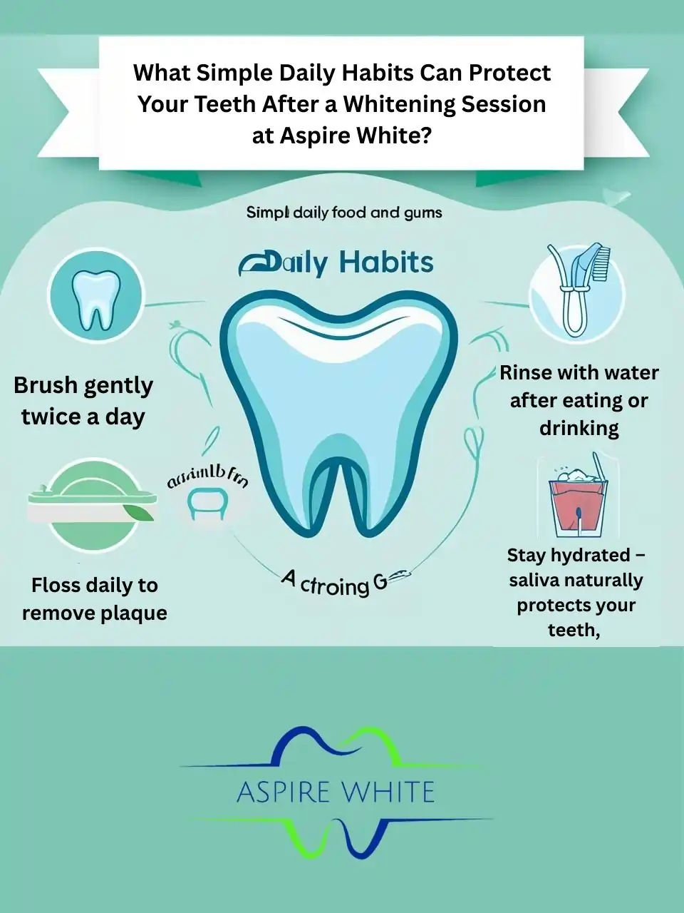 What Simple Daily Habits Can Protect Your Teeth After a Whitening Session at Aspire White Ipswich
